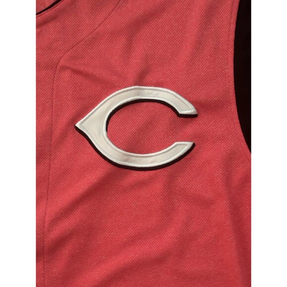 True Fan Cincinnati Reds Baseball Jersey Size L MLB Retro Sports - Picture 3 of 6